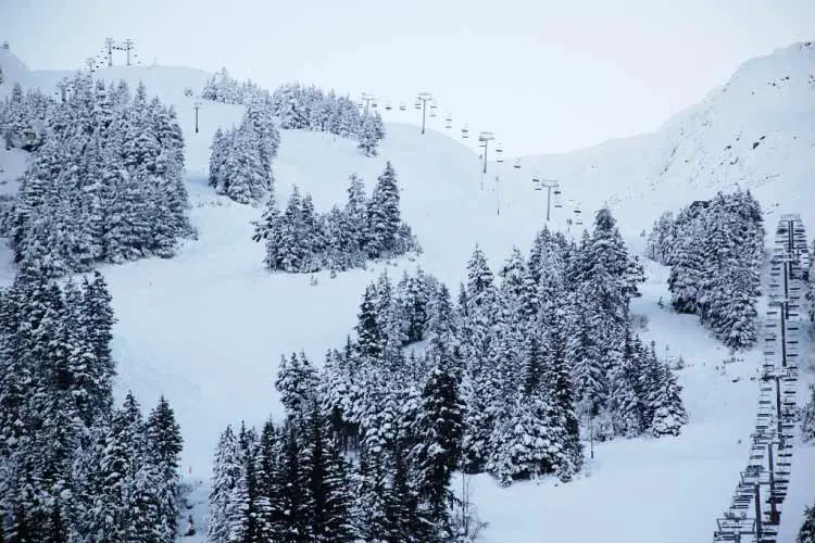 Lift System at Alyeska Ski Resort