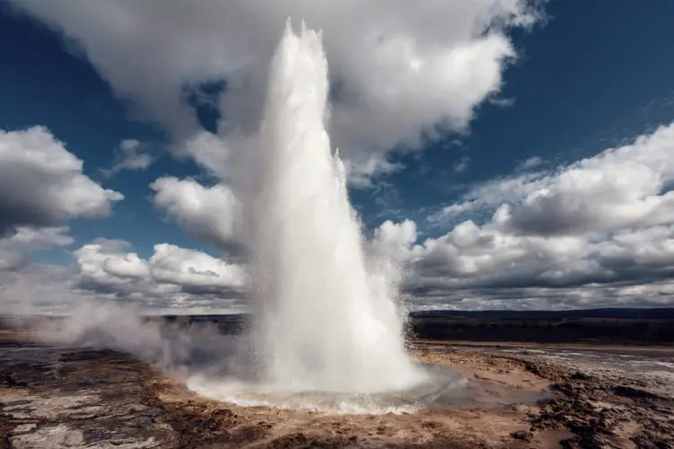 The Great Geysir in Iceland