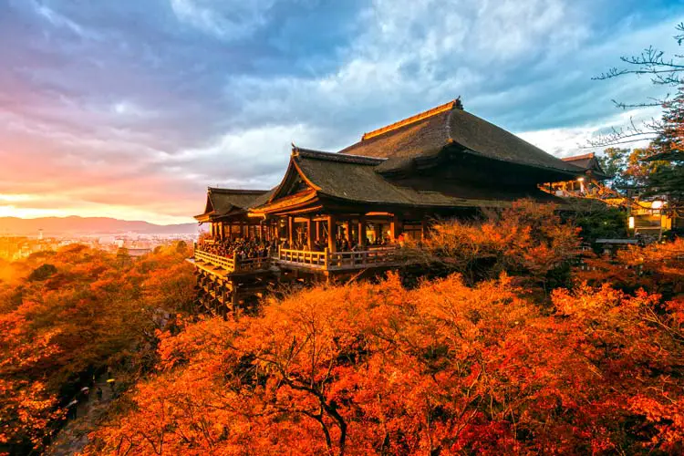 Kiyomizu-dera Temple in Kyoto, Japan