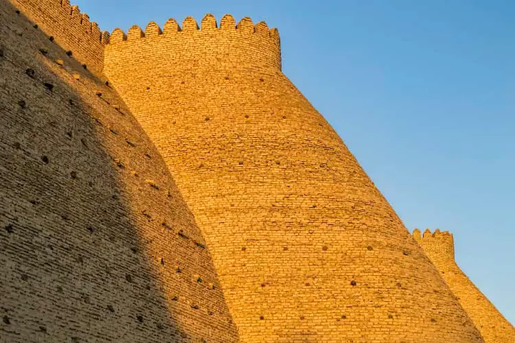 Exterior wall of the Ark, The Historic Centre of Bukhara