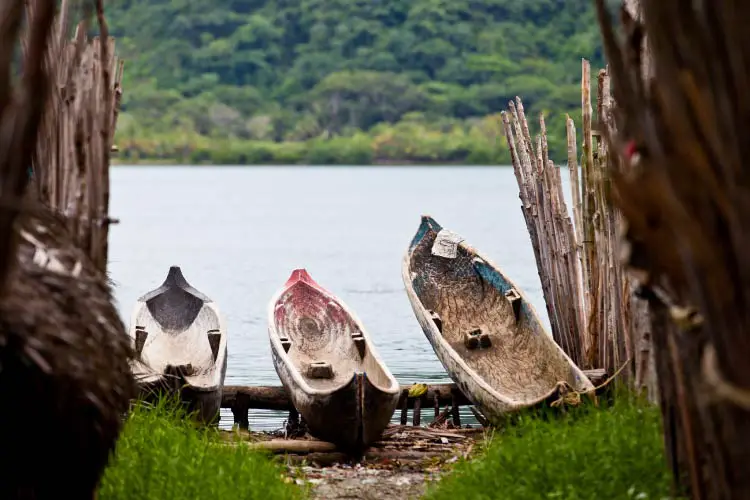 Kuna Tribe Canoes