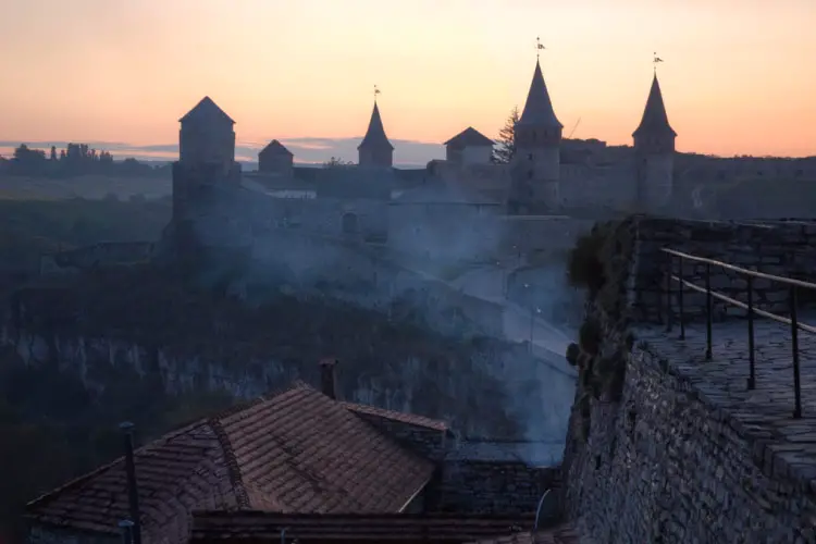 Kamianets Podilskyi Castle in the Ukraine