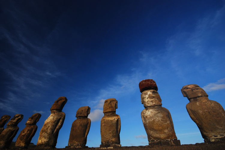 Moai at Tongariki