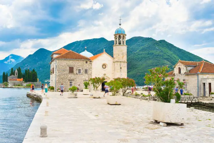 Our Lady on the Rock in Perast Montenegro