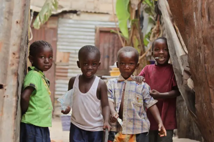 Happy Children in The Gambia
