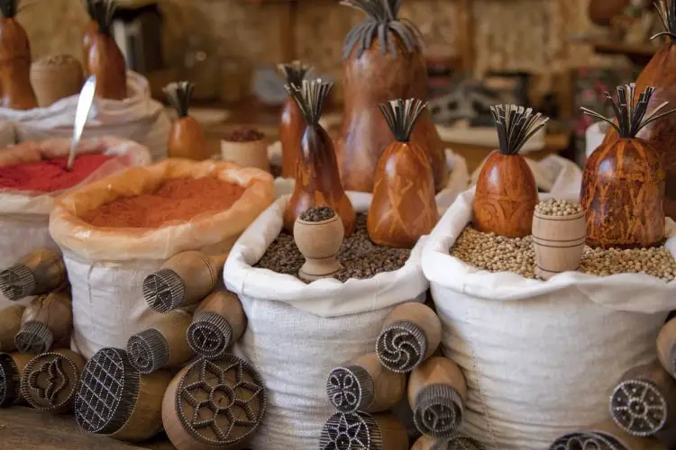 Spices of Uzbekistan in the market