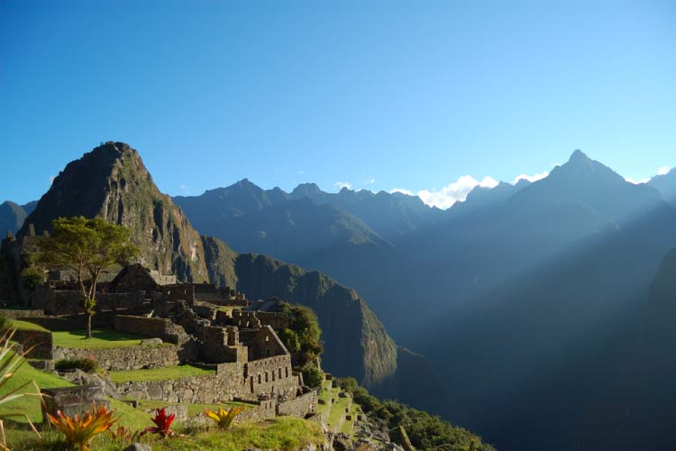 Sunrise in Machu Picchu