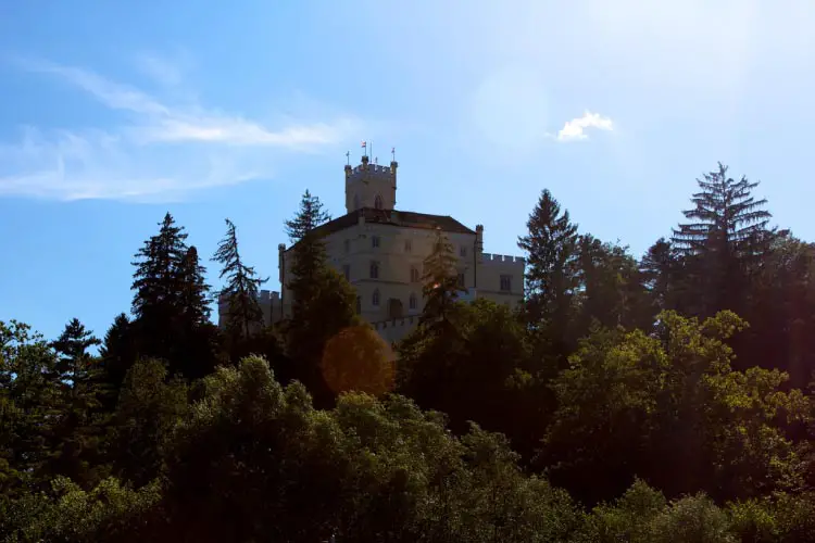 Trakošćan Castle in Croatia