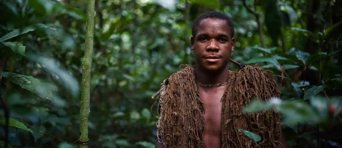 Pygmy Hunter in Central African Republic