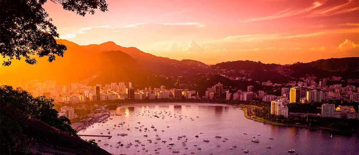 Buildings at the waterfront, Guanabara Bay, Rio De Janeiro Featured Image