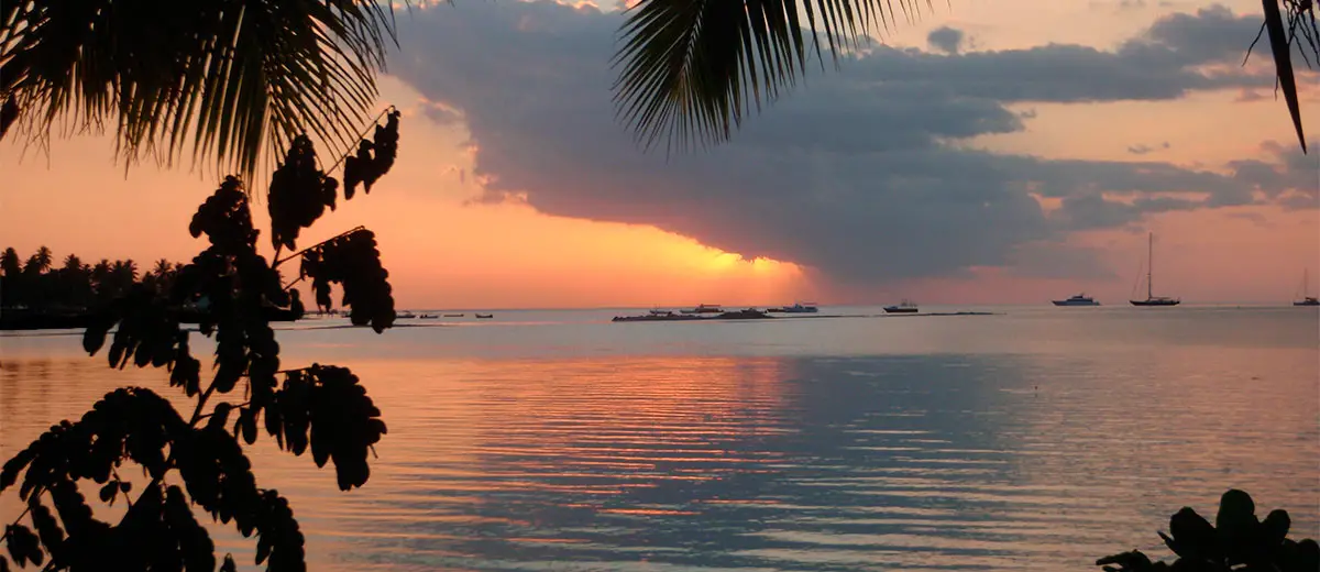 Sunset in Suva, Fiji
