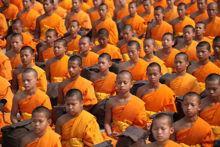 Bhudist Monks in Thailand