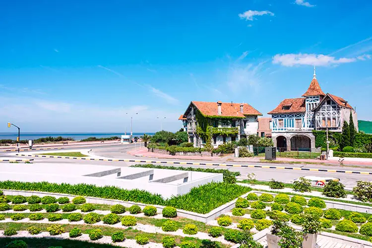 Coastal avenue of Montevideo, Uruguay