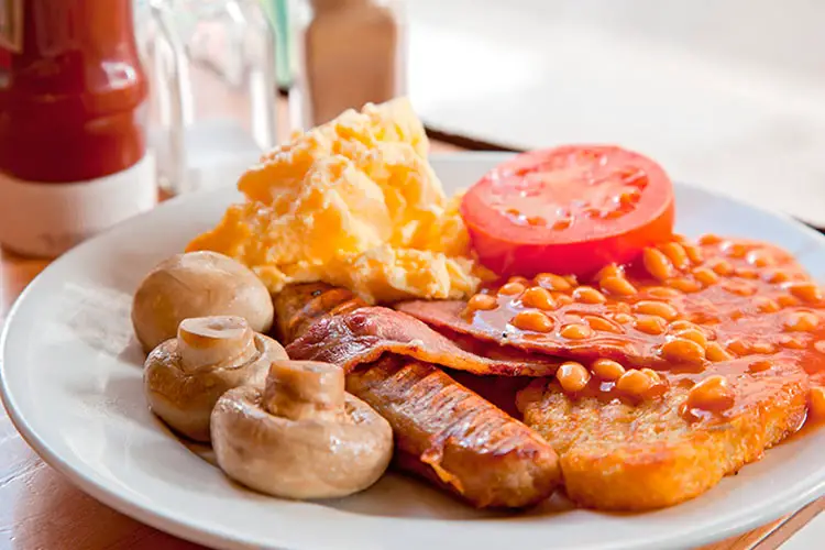 Full English Breakfast in the British Isles