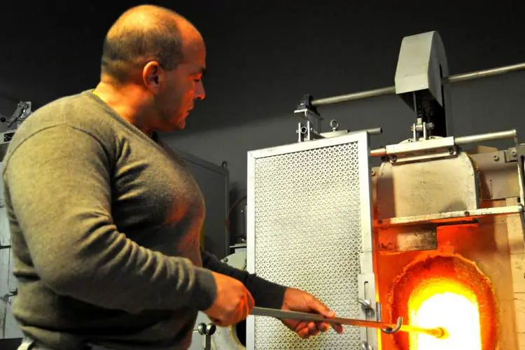 Glass Blower in Murano