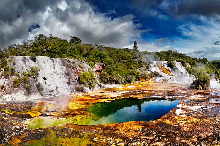 Orakei Korako geotermal area, New Zealand