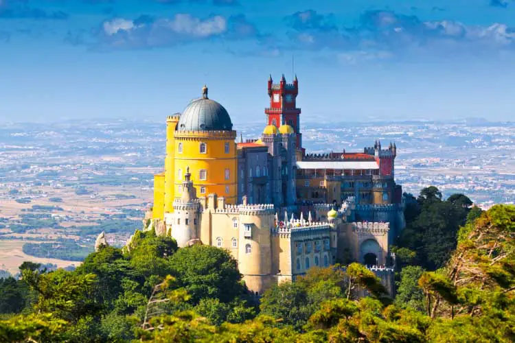 Pena National Palace in Sintra, Portugal