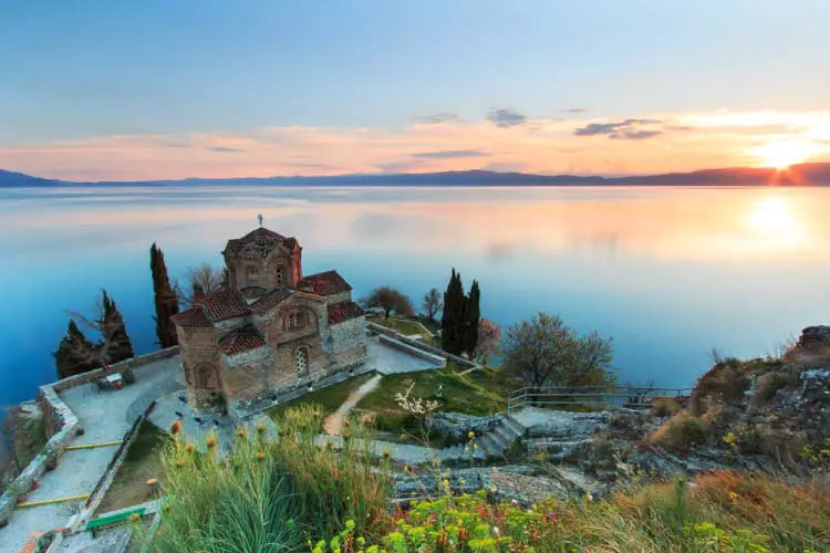 Sveti Jovan Kaneo Church on Lake Ohrid - Macedonia