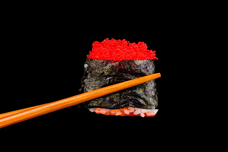 Japanese Sushi, one of the most famous foods in East Asia