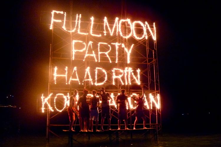 Full Moon Party, Haad Rin, Koh Phangan