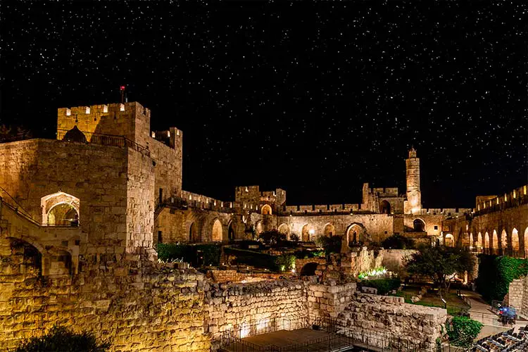 Jerusalem at night