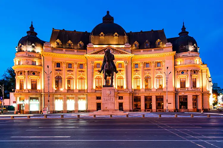 The Central University Library in Bucharest