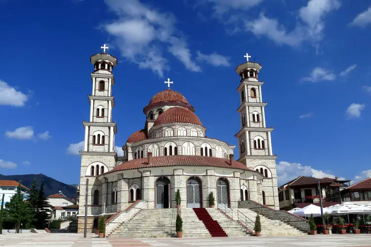 Orthodox church in Korçë, Albania