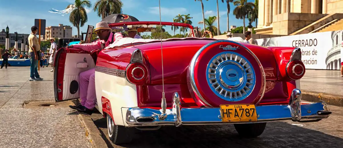 Classic Ford in Havana