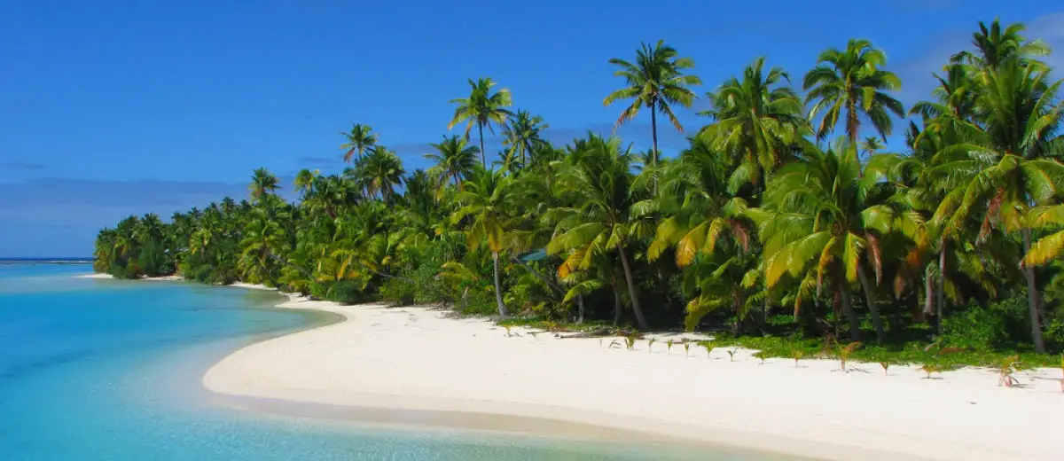 Beach on the Cook Islands