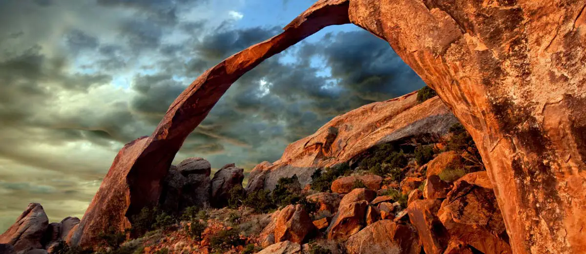 Landscape Arch in Arches National Park, Utah