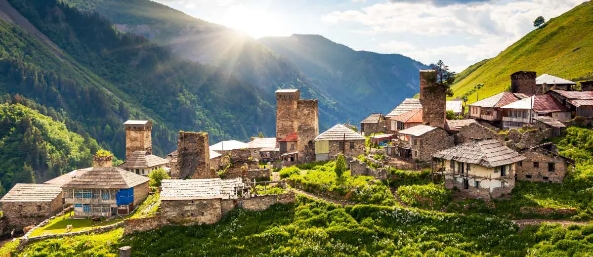 Adishi. Upper Svaneti, Georgia