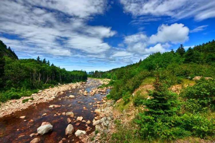 Cabot Trail in Cape Breton, Nova Scotia