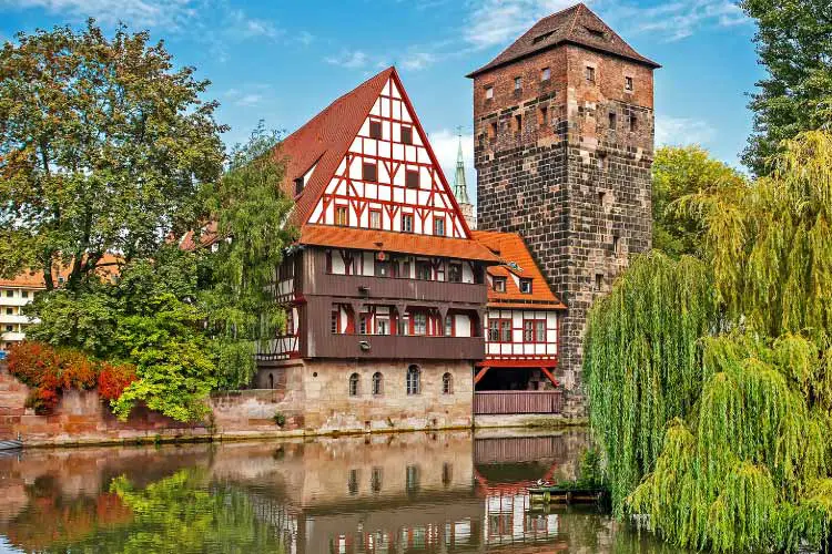 Cityscape of Nuremberg, Bavaria