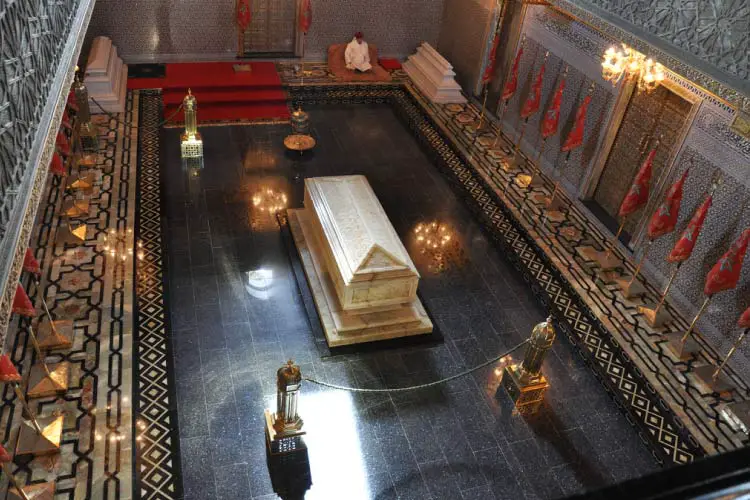 Interior of the Mausoleum of Mohammed V, Rabat 