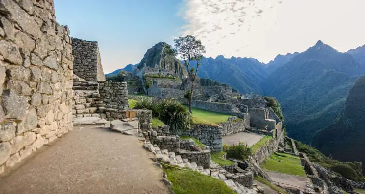 Side View of Machu Pichu