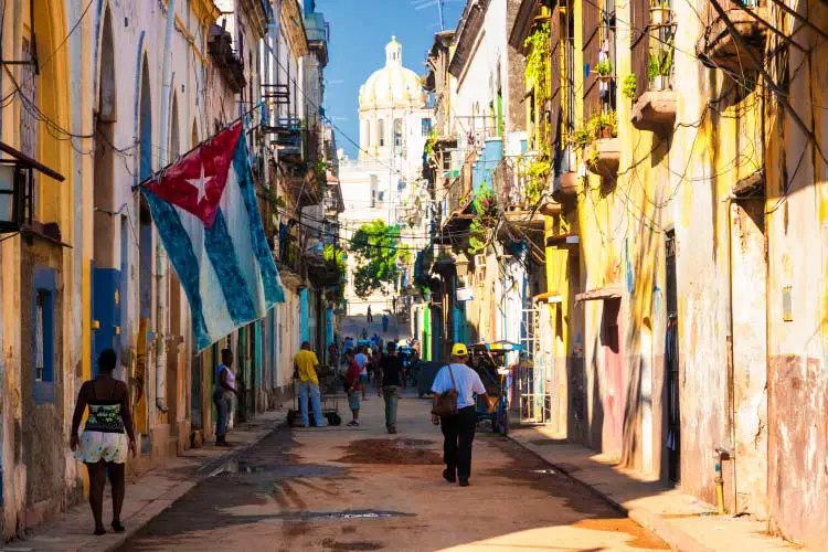 Old town in Havana