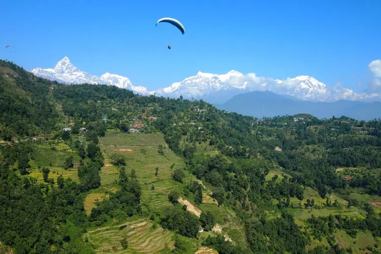 Paragliding in Pokhara