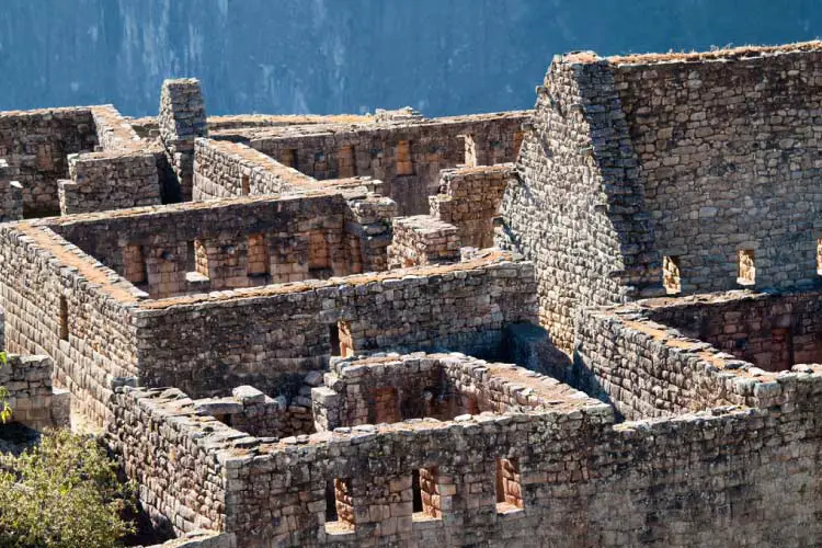 Stone buildings of Machu Picchu