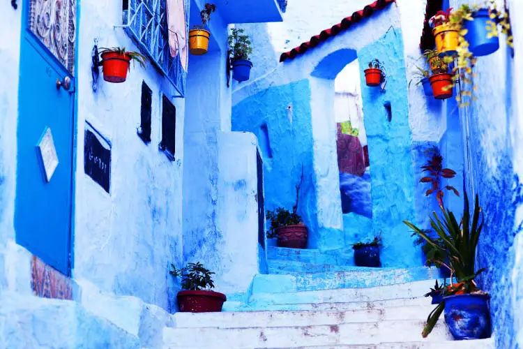 Street in Medina of Chefchaouen