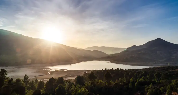 Sunset in the Rif Mountains