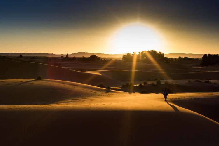 Sunset in the Sahara, Merzouga