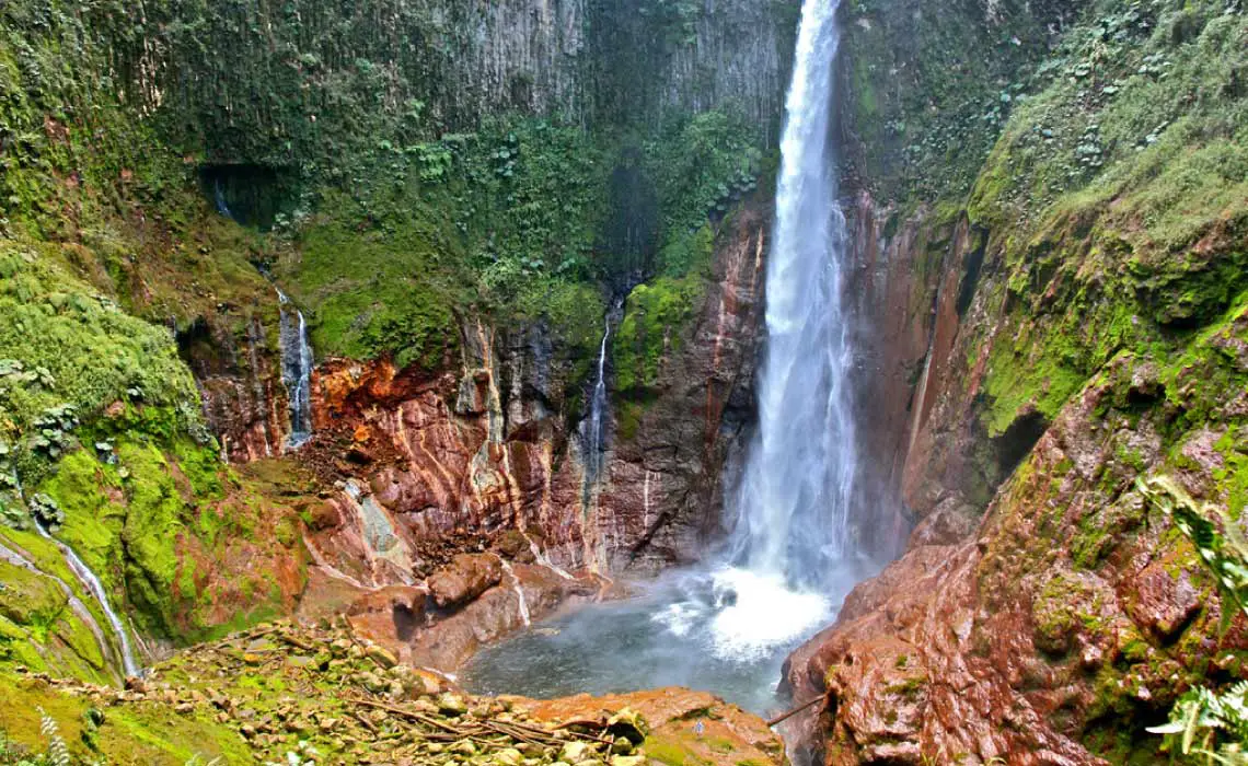 Volcano Crater at Catarata Del Toro