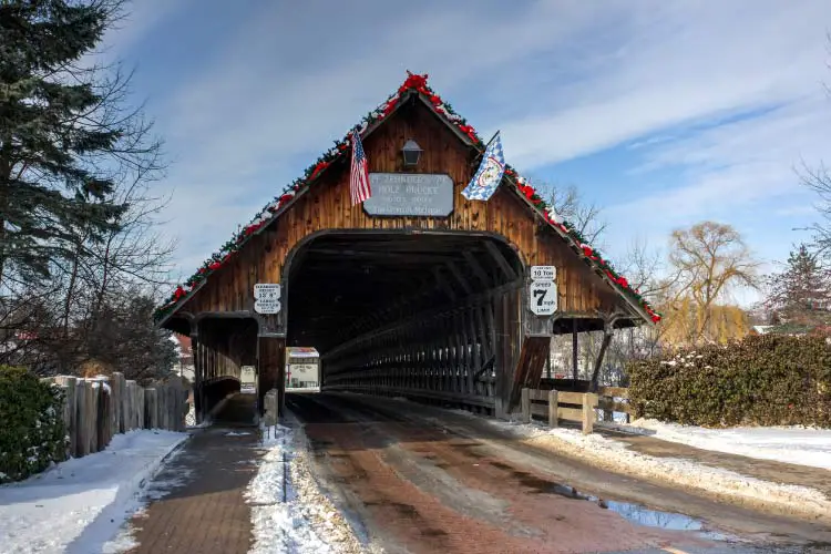 Wooden Covered Bridge