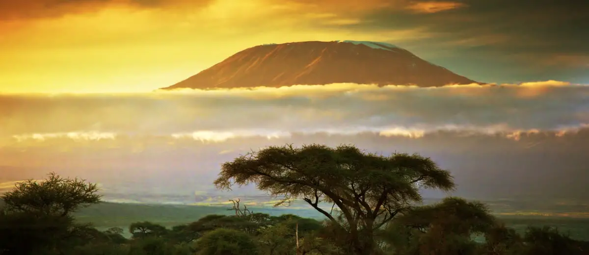 Mount Kilimanjaro from Amboseli, Kenya