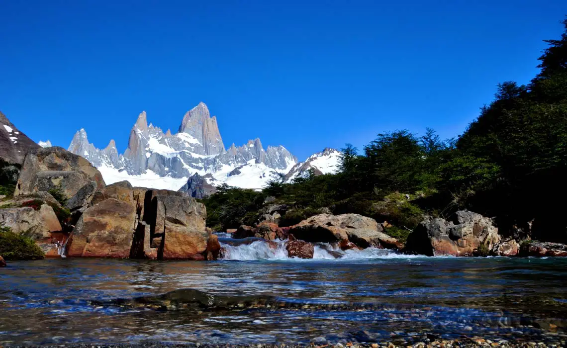 Babbling Patagonia Brook one on the way to Mount Fitz Roy