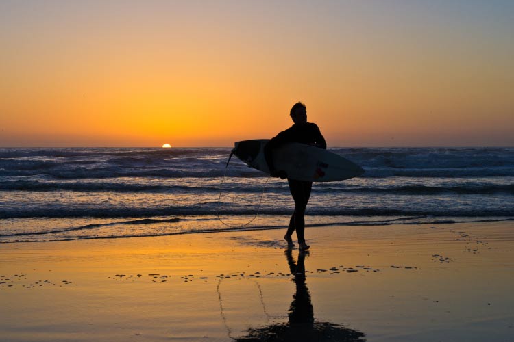 Black's Beach Sunset in San Diego