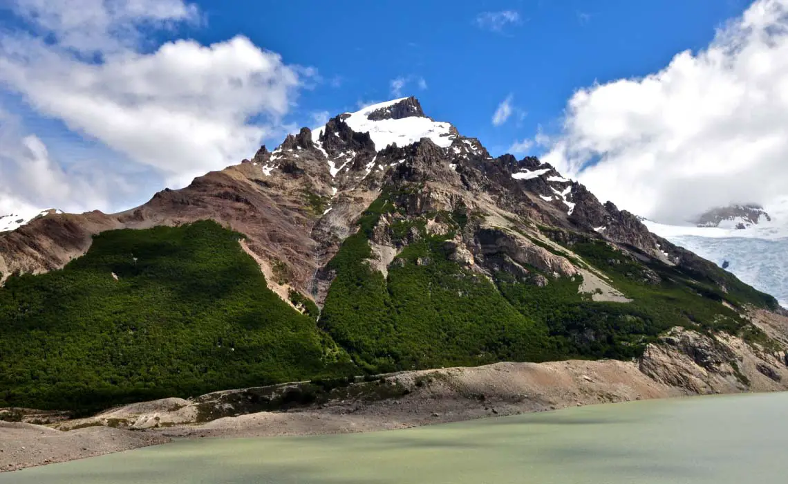 Cerro Solo on the south face of Glacier Grande