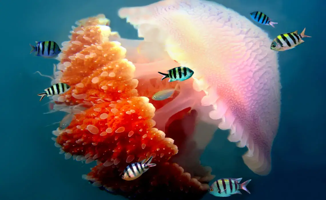 Jelly Fish on the Great Barrier Reef