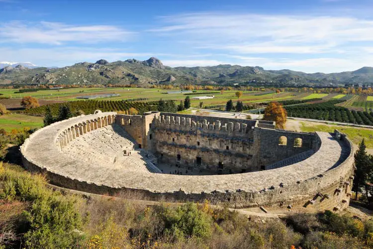 Roman Amphitheater of Aspendos, Belkiz, Antalya