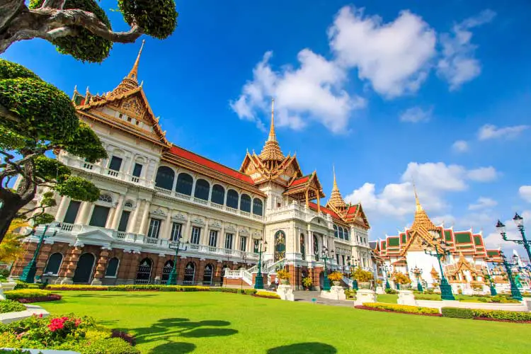 Royal grand palace in Bangkok